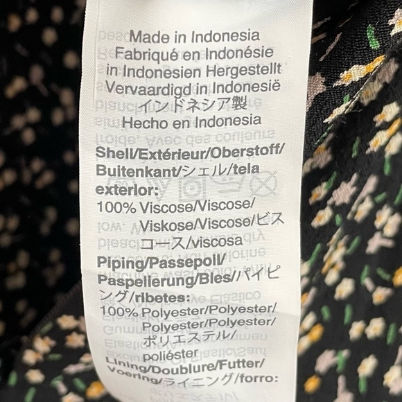 Madewell Button-Front Wide-Leg Jumpsuit in Playground Posies, Size 00 - Picture 12 of 13